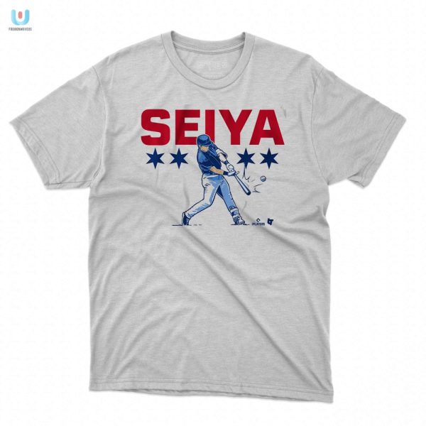 Hit Homers In Style Seiya Suzukis Funny Slugger Shirt fashionwaveus 1