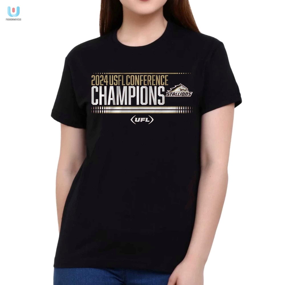 Score Big Laughs Birmingham Stallions Champs Shirt 