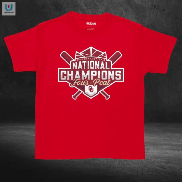 Fourpeat Champs Tshirt Oklahoma Sooners Softball Glory fashionwaveus 1 3