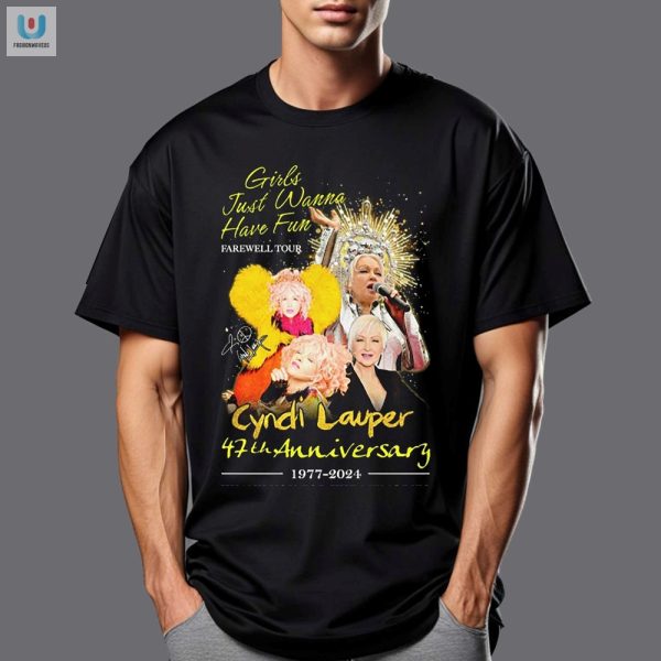 Rock In Style Cyndi Lauper 47Th Anniversary Tee 7724 fashionwaveus 1