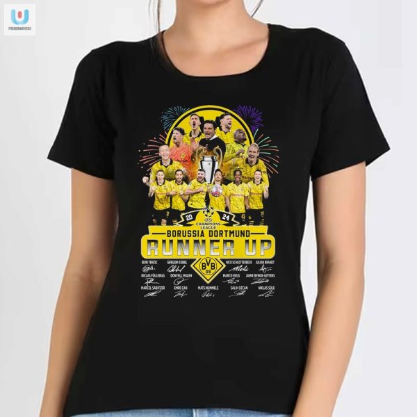 2024 Cl Dortmund Runnerup Get The Signature Laugh Tee fashionwaveus 1 1