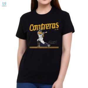 Score Big Laughs With A William Contreras Slugger Swing Shirt fashionwaveus 1 1