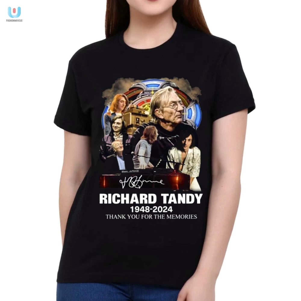 Richard Tandy 19482024 Giggles  Memories Tshirt