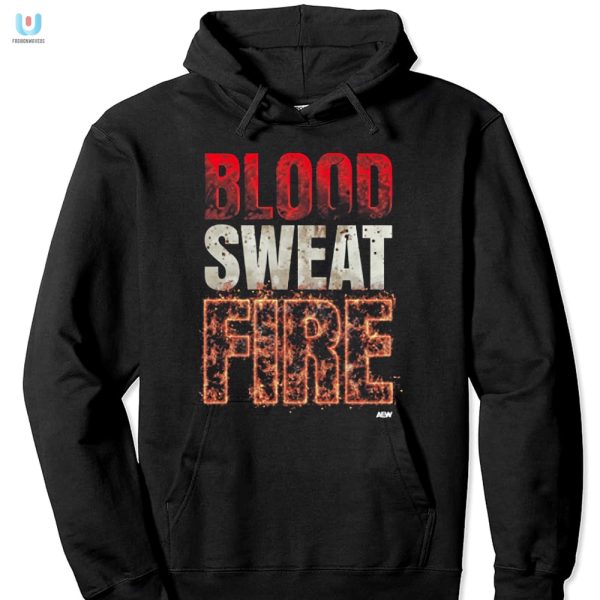 Get Fired Up Jack Perrys Comically Bold Blood Sweat Tee fashionwaveus 1 2