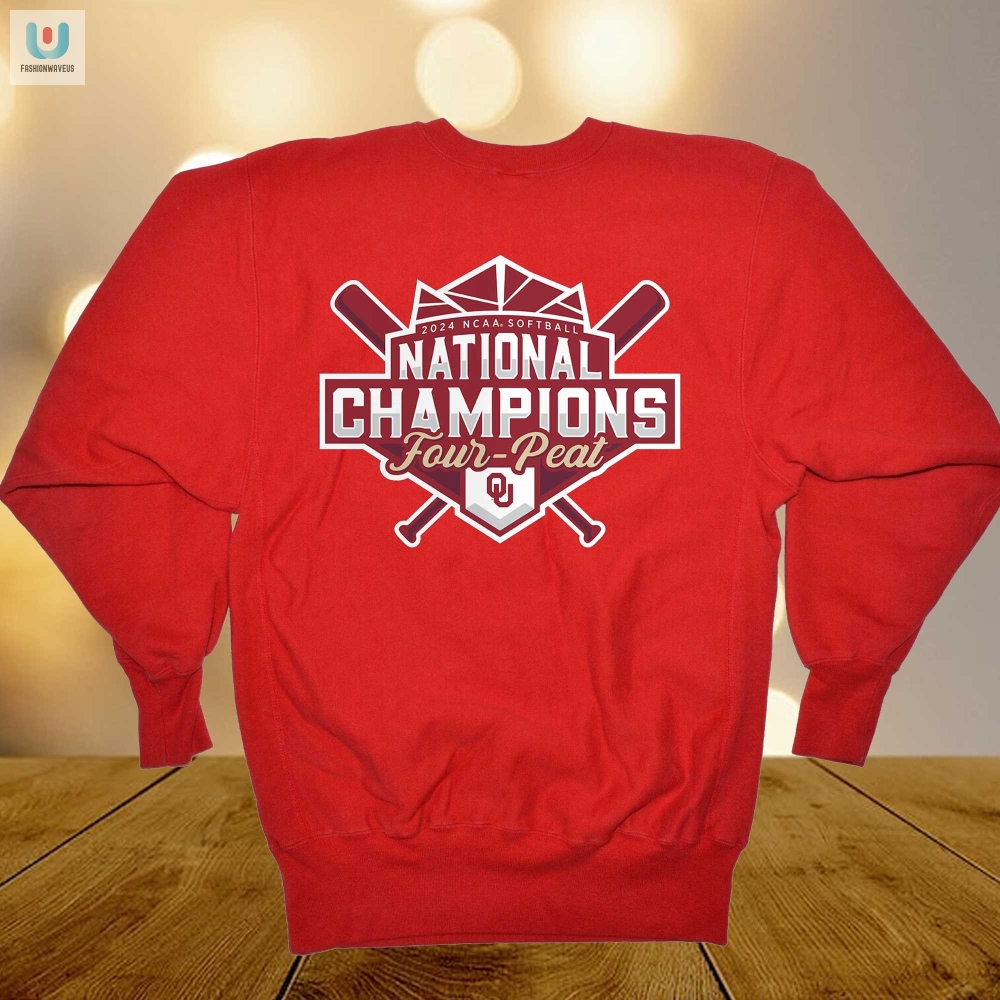 4Peat Sooners Epic Ncaa Softball Champs Tee  Get Yours