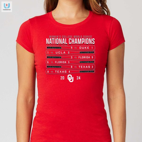 Oklahoma Sooners Champs Tee Celebrate 2024 In Style fashionwaveus 1