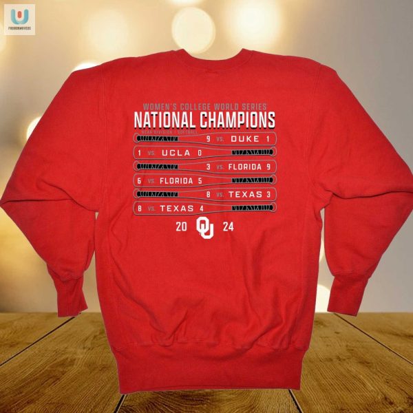 Oklahoma Sooners Champs Tee Celebrate 2024 In Style fashionwaveus 1 1