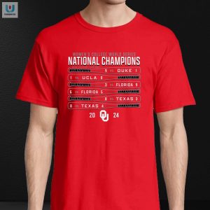 Oklahoma Sooners Champs Tee Celebrate 2024 In Style fashionwaveus 1 3