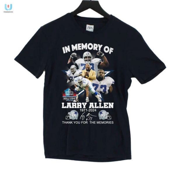 Larry Allen Tribute Tee Thanks For The Laughs Hall Of Fame fashionwaveus 1