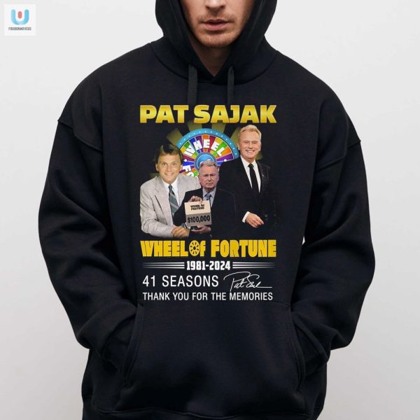 Pat Sajak Farewell Tee 41 Seasons Of Smiles fashionwaveus 1 2