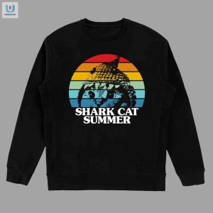 Get Puuurfect Laughs Shark Cat Summer Shirt Spectacle fashionwaveus 1 3