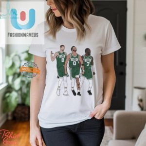 Triple Trouble Porzingis Tatum Brown Celtics Tees fashionwaveus 1 1