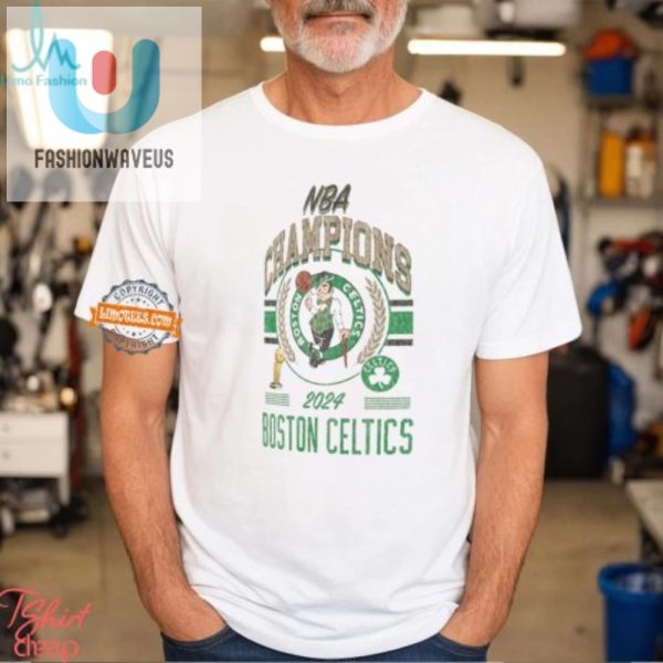 Score Big Laughs With Celtics 24 Champs Chrome Tee fashionwaveus 1 2