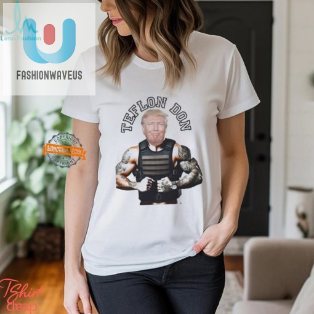 Funny Donald Trump Teflon Don Shirt  Unique  Hilarious Gift