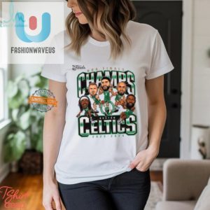 Celebrate In Style 2024 Celtics Champs Caricature Tee fashionwaveus 1 1