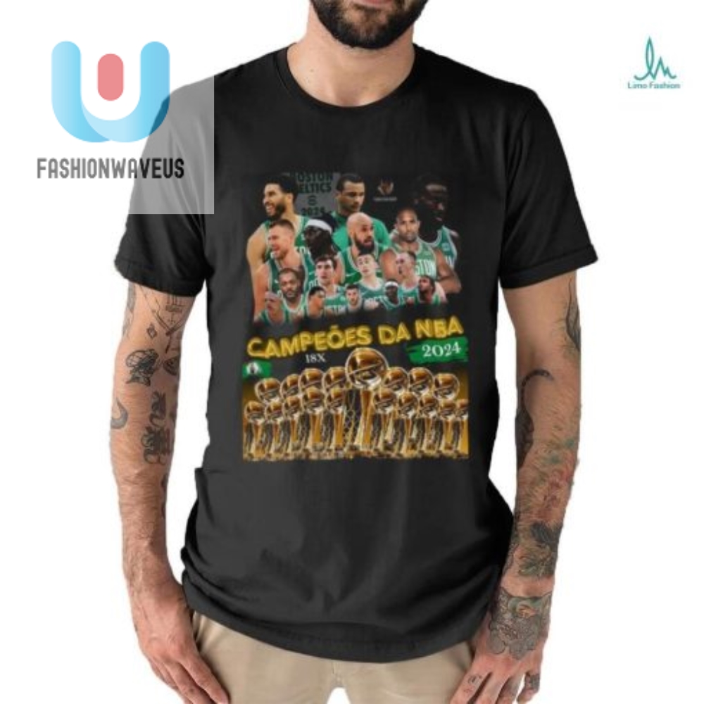Get Lucky 18Time Champs Celtics 2024 Tee  Humor Edition