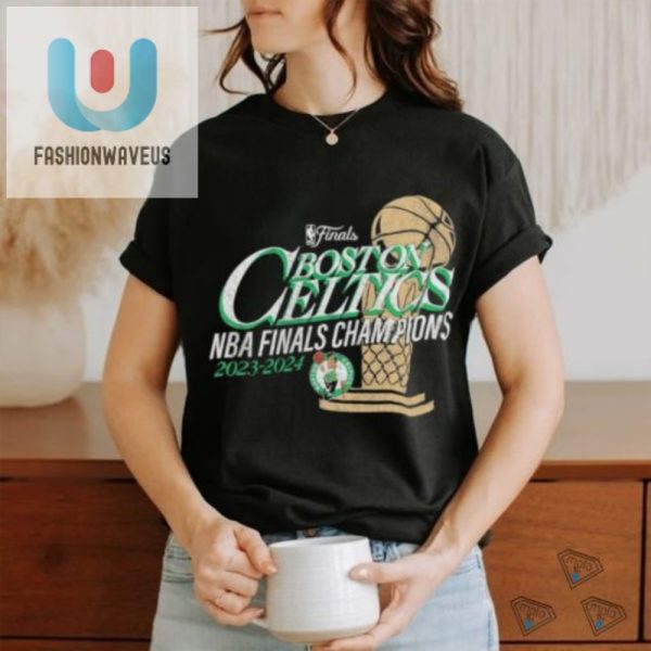 Celtics 2024 Champs Shirt Dunking On Trophy Style fashionwaveus 1 3