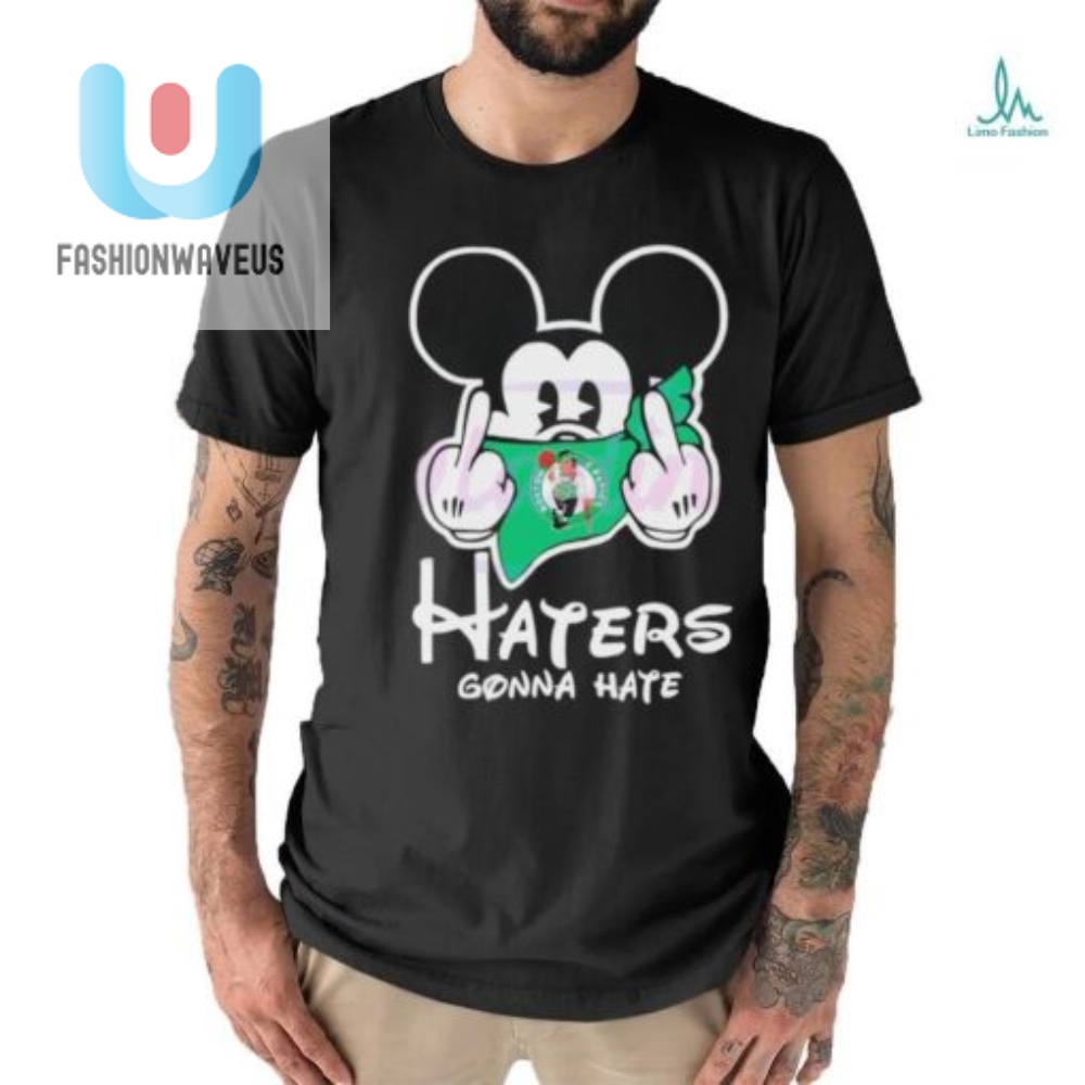 Mickey Mouse Celtics Tee Haters Gonna Hate Humor Shirt