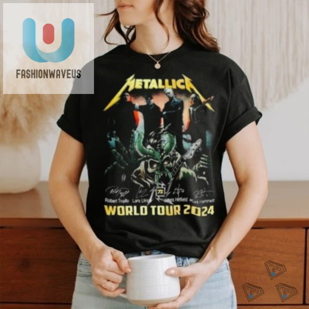 Rock Out In Style Metallica 2024 Tour Tee  Unleash Your Inner Fan