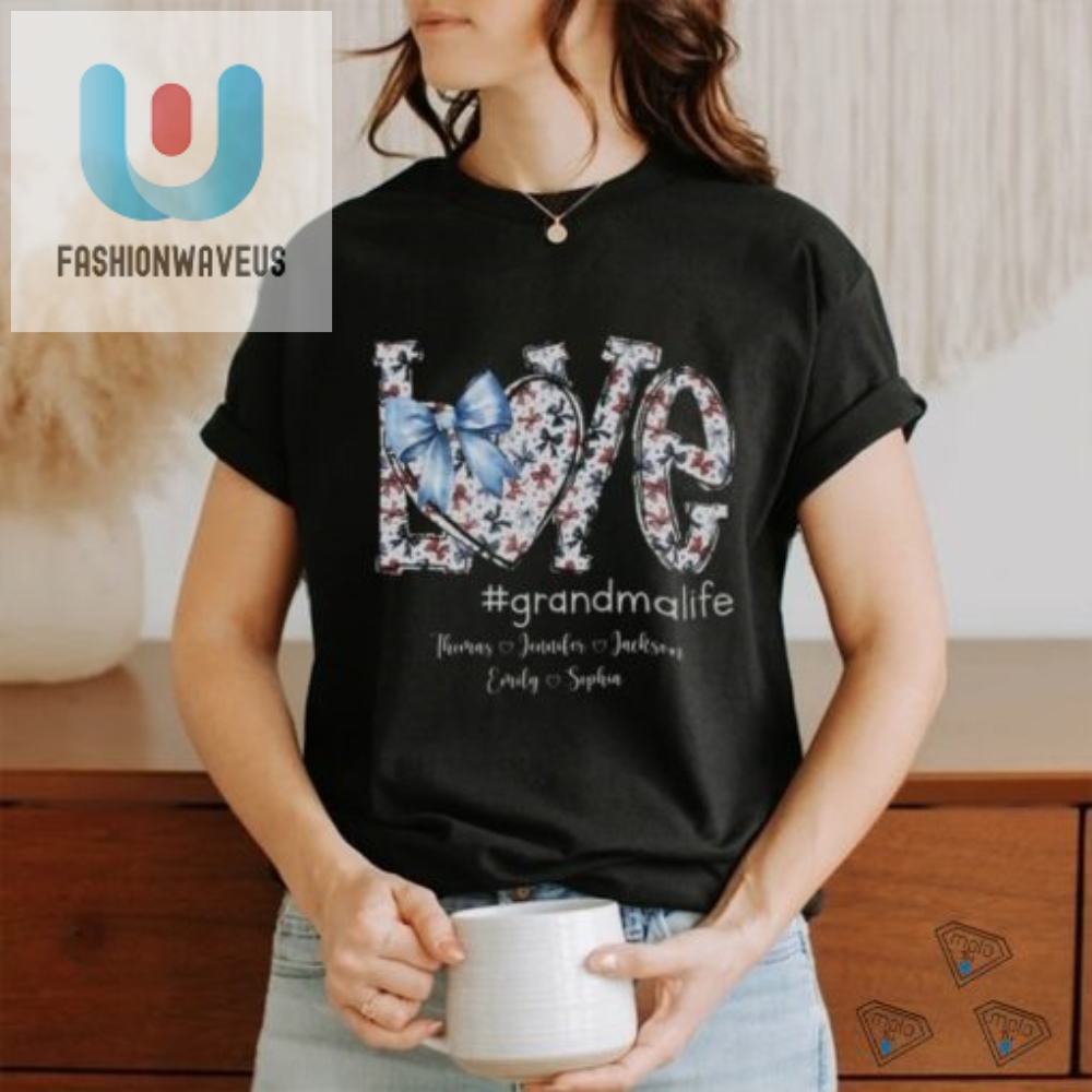 Funny Custom Love Grandmalifei Family Shirt  Unique Design