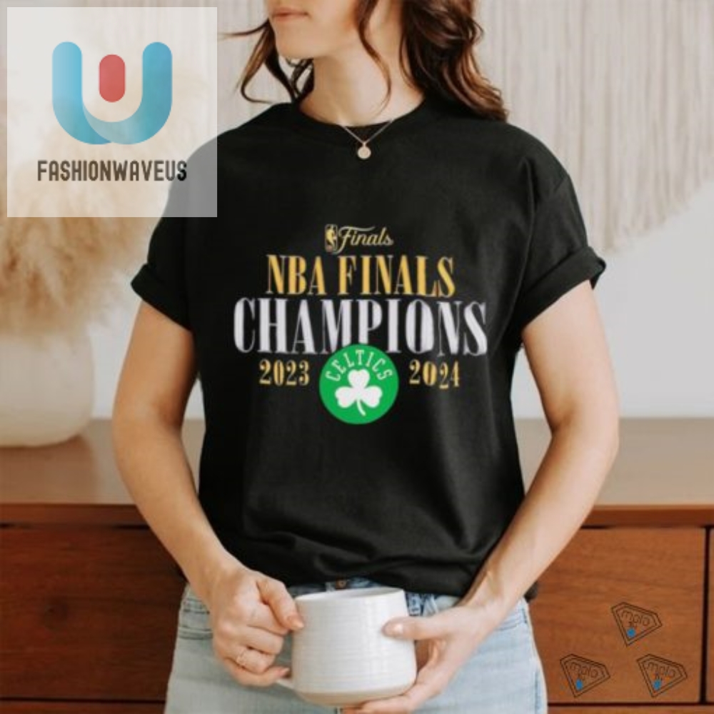 Celtics Gold 2024 Champs Tee Fade Away In Style