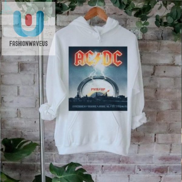 Rock On Acdc Pwr Up Tour 24 Tee Dresden Date fashionwaveus 1 1