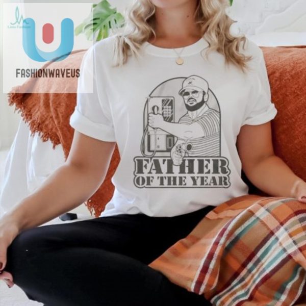 Funny Official Father Of The Year Tshirt Unique Gift Idea fashionwaveus 1