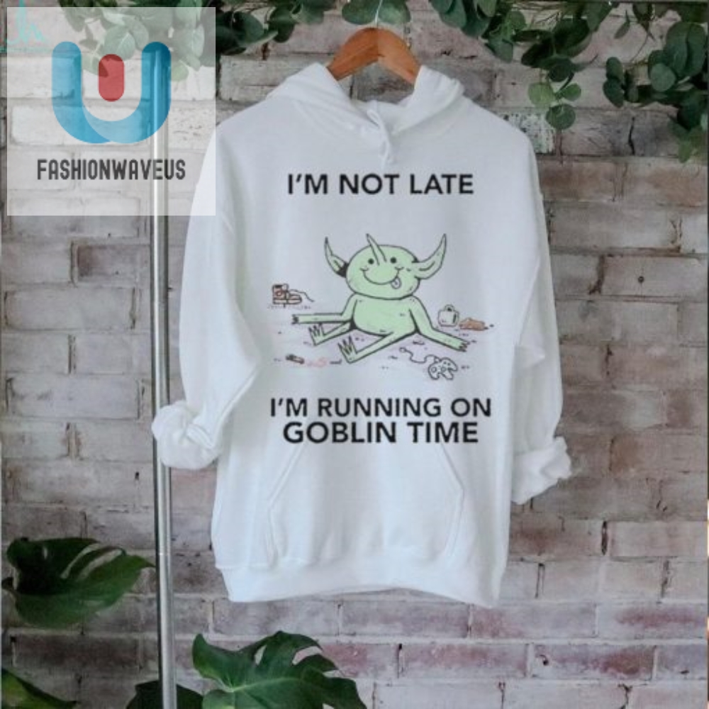 Funny Running On Goblin Time Tshirt  Unique  Official