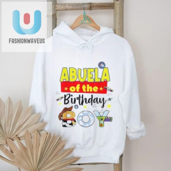 Funny Abuela Of Birthday Boy Toy Family Story Shirt fashionwaveus 1