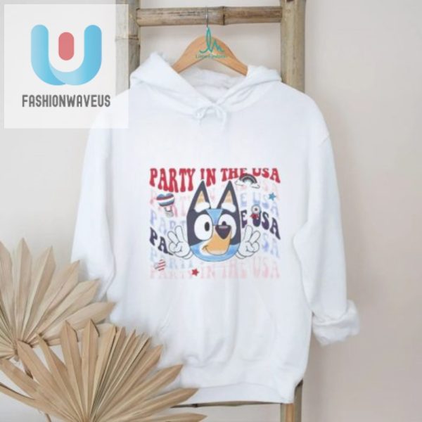 Funny Bluey 4Th Of July Tee Usa Party In Style fashionwaveus 1