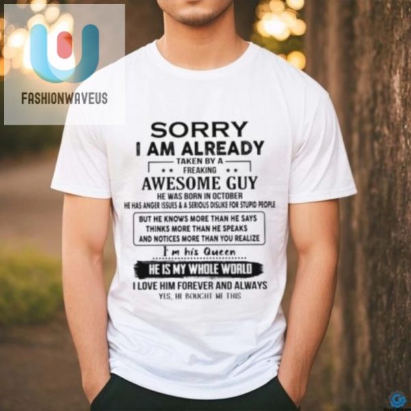 Funny Awesome Guy Born In October Gift Shirt For Girlfriend fashionwaveus 1 3