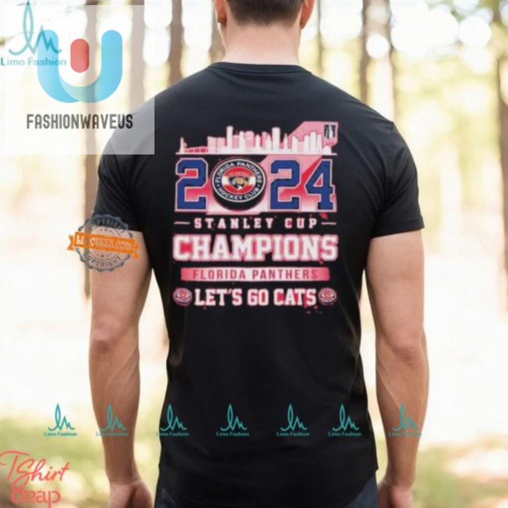 2024 Champs Florida Panthers Shirt  Pawsitively Hilarious