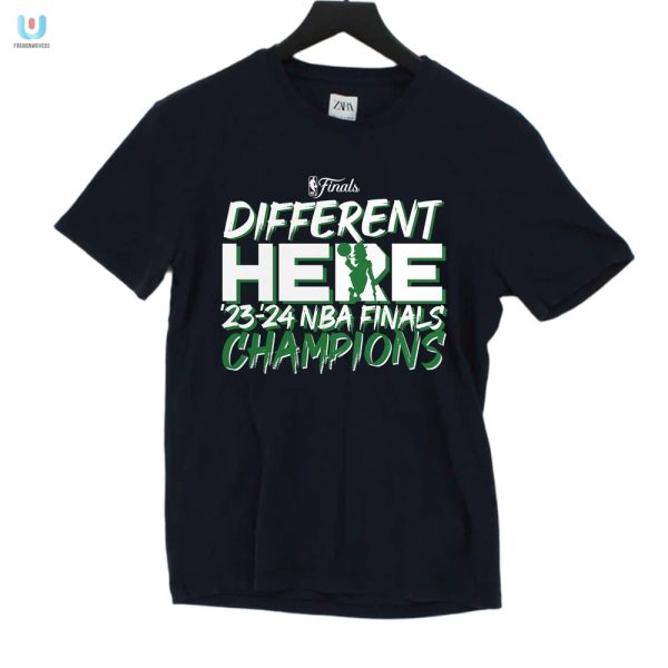 Celtics 2024 Champs Tee Hop On The Winning Bandwagon fashionwaveus 1