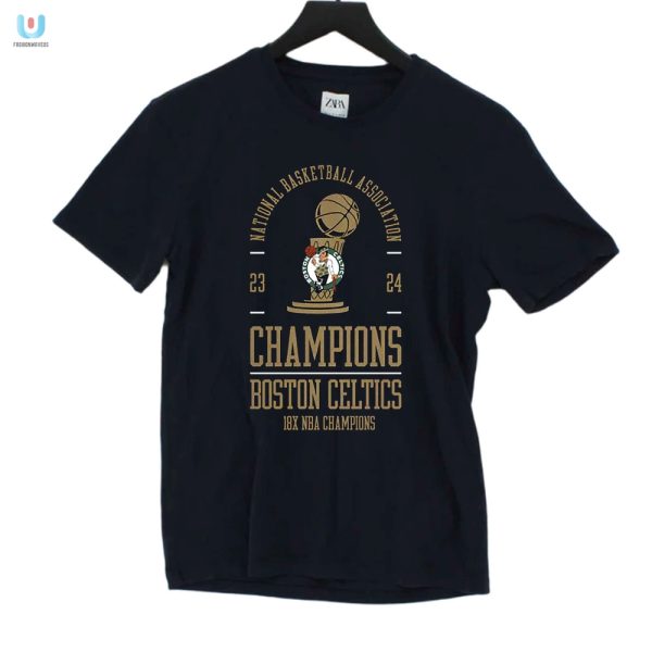 Boston Celtics 18Time Champs Tee Wear The Winning Laugh fashionwaveus 1