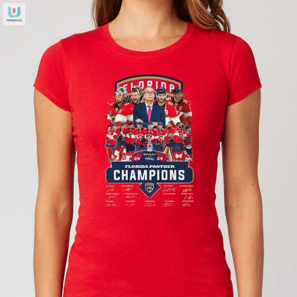 Florida Panthers 2024 Champs Tee Hockey Glory Guffaws fashionwaveus 1