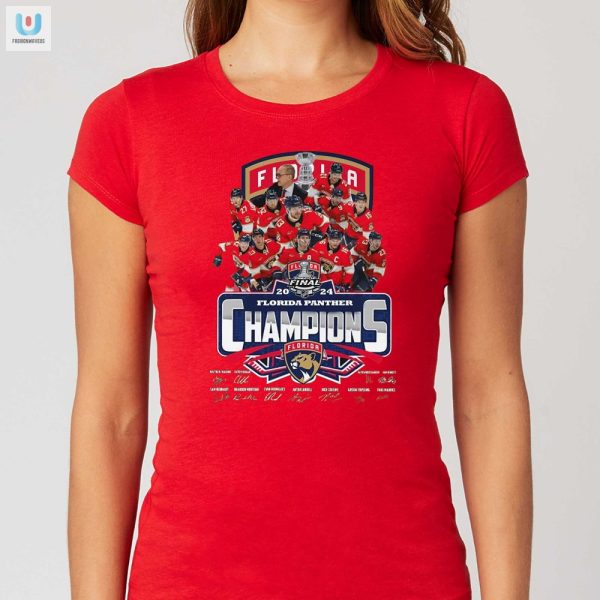 Florida Panthers 2024 Champs Tee Purrfect Victory Swag fashionwaveus 1