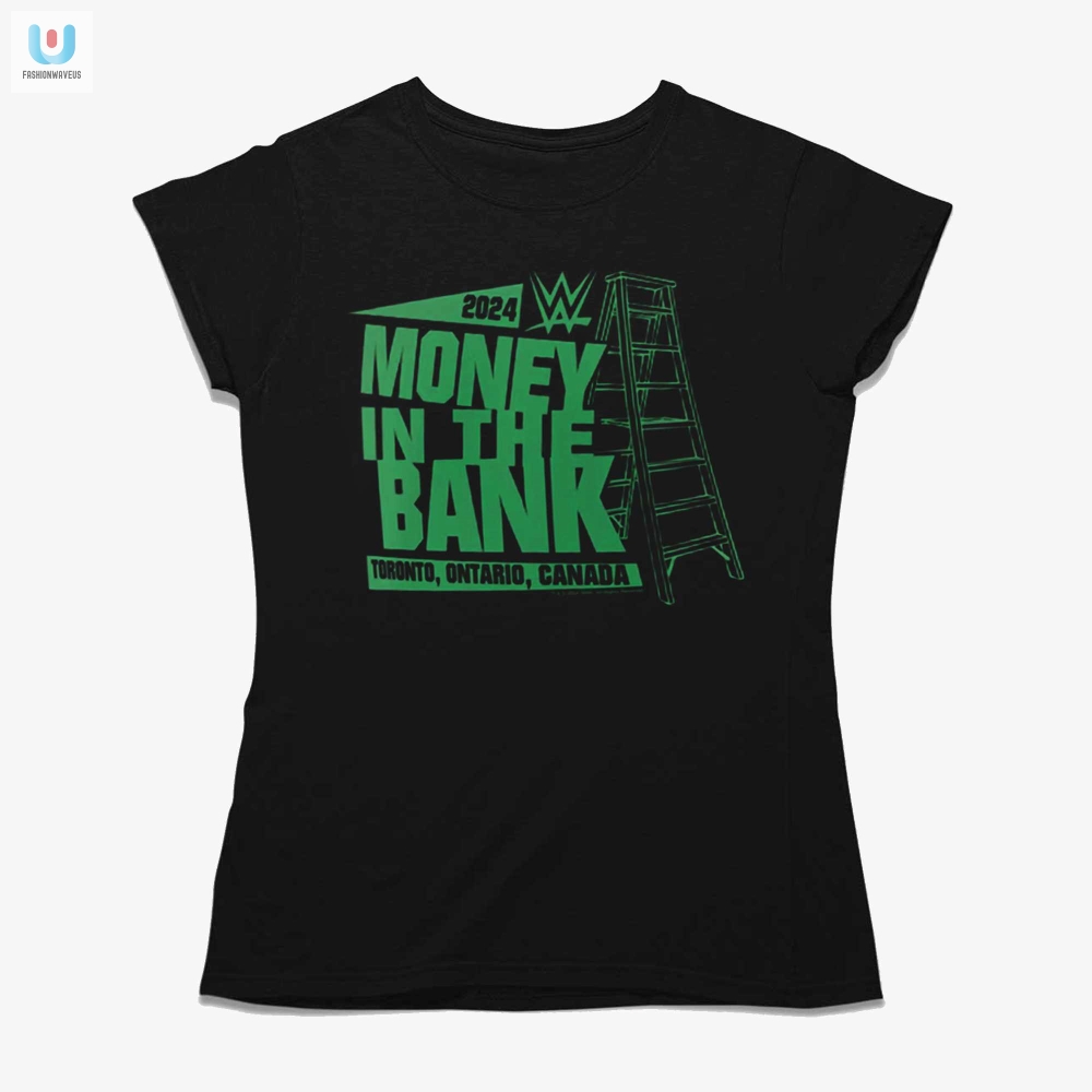 2024 Money Bank Tshirt Laughs And Cash In Green Style