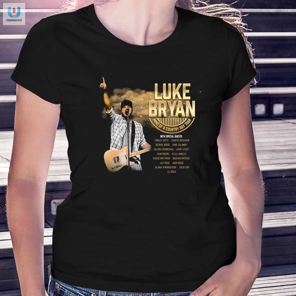 Get Your Laughs  Style With Luke Bryan Tour Tshirt