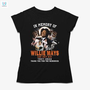 Farewell Willie Mays Say Hey Kid 19312024 Funny Tshirt fashionwaveus 1 1