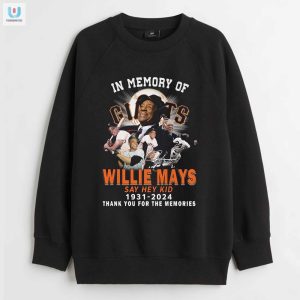 Farewell Willie Mays Say Hey Kid 19312024 Funny Tshirt fashionwaveus 1 3