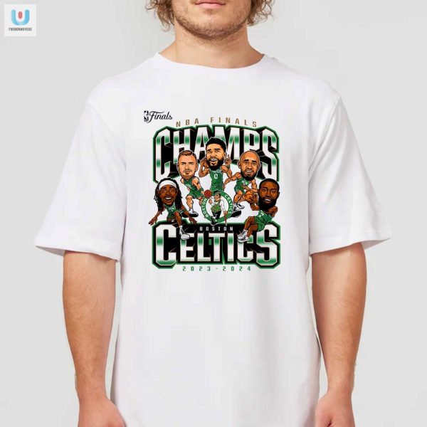 Celtics 2024 Champs Funny Caricature Tshirt Be Unique fashionwaveus 1