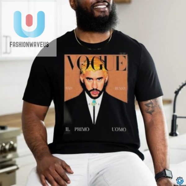 Snag Your Bad Bunny Vogue Italia Tee Style With A Wink fashionwaveus 1
