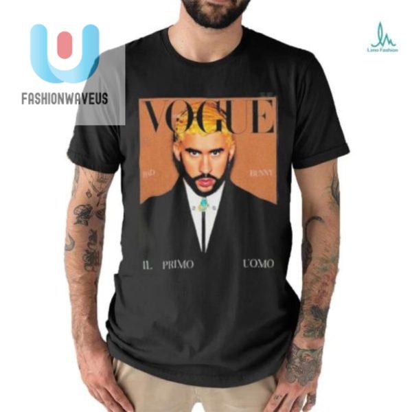Snag Your Bad Bunny Vogue Italia Tee Style With A Wink fashionwaveus 1 1