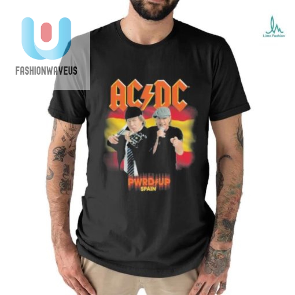 Rockin Funny Ac Dc Sevilla 24 Shirt  Electrify Your Style