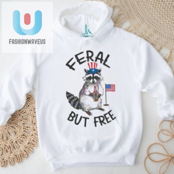 Funny Unique 4Th Of July Tee Feral But Free fashionwaveus 1 1