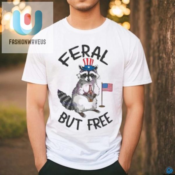 Funny Unique 4Th Of July Tee Feral But Free fashionwaveus 1 2