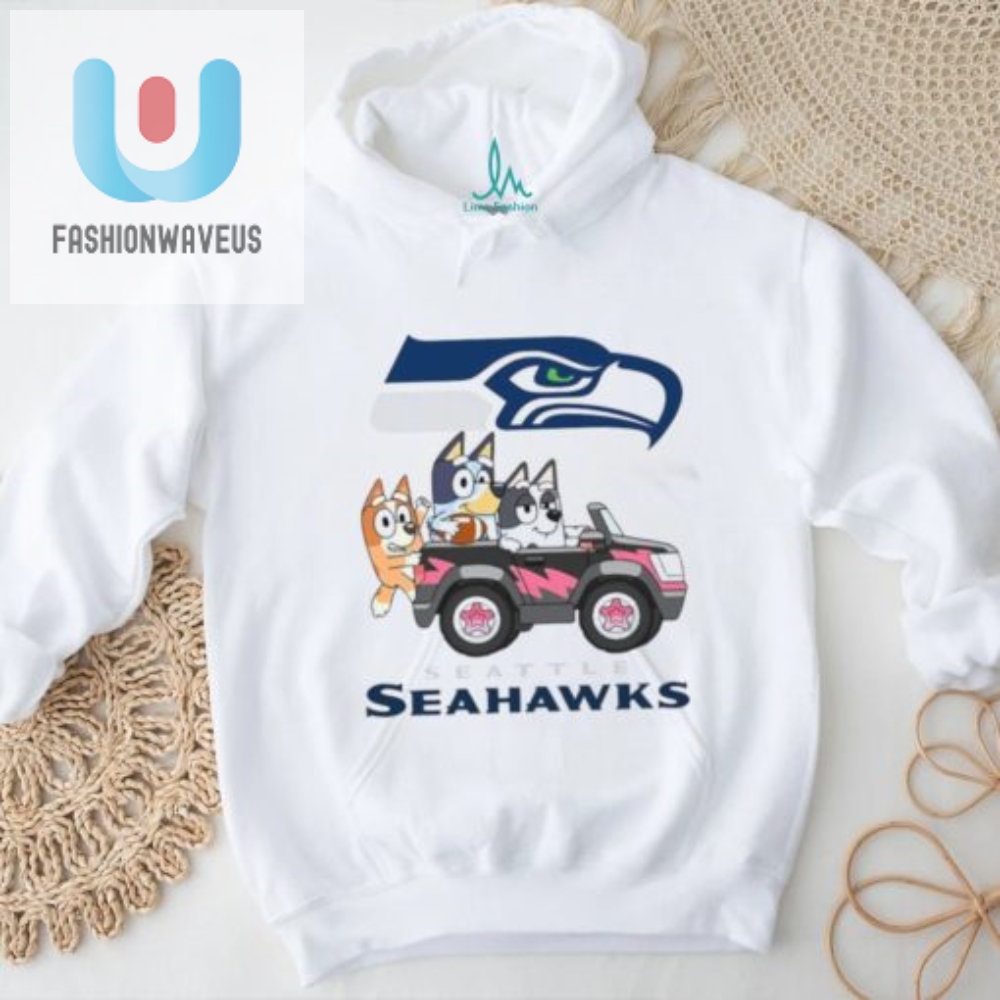 Bluey Fun Seahawks Car Adventures Shirt  Get Laughs