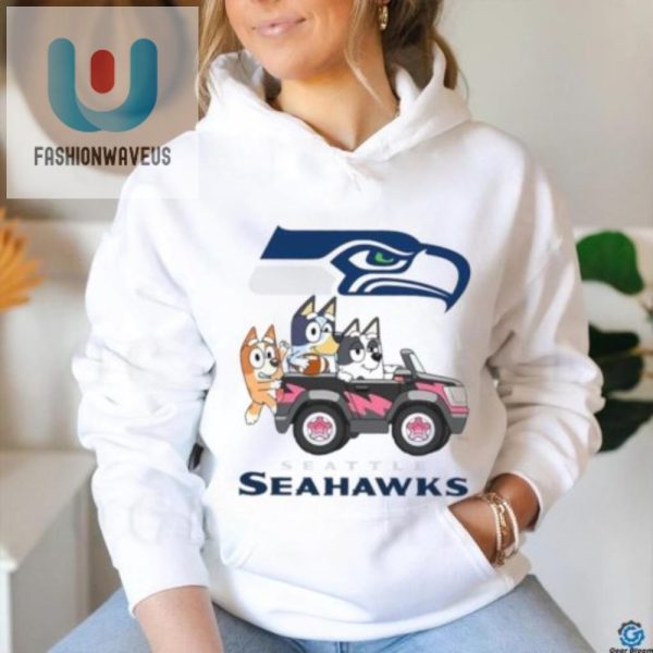 Bluey Fun Seahawks Car Adventures Shirt Get Laughs fashionwaveus 1 3