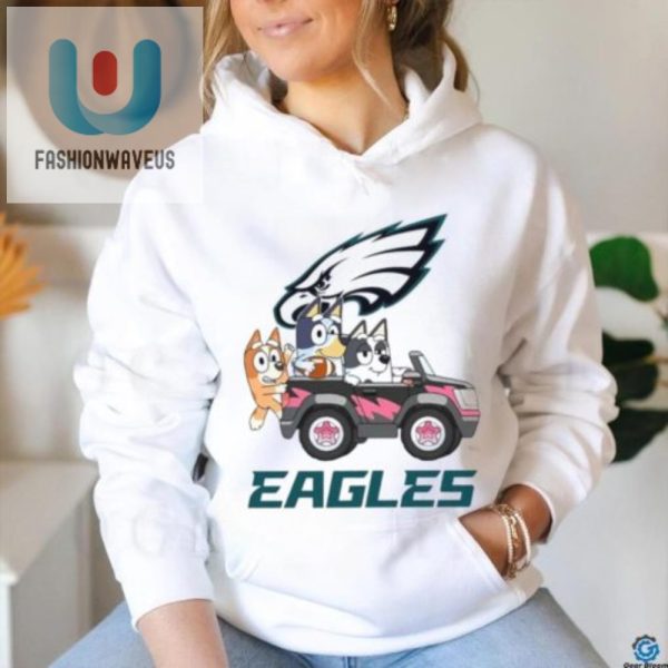 Bluey Car Fun Hilarious Eagles Shirt For Fans fashionwaveus 1 3