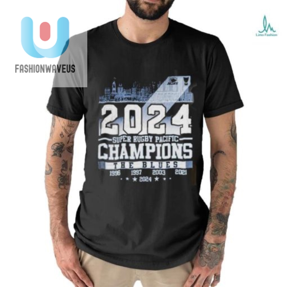 Celebrate In Style Blues 2024 Champs Shirt  Rugby Hits High